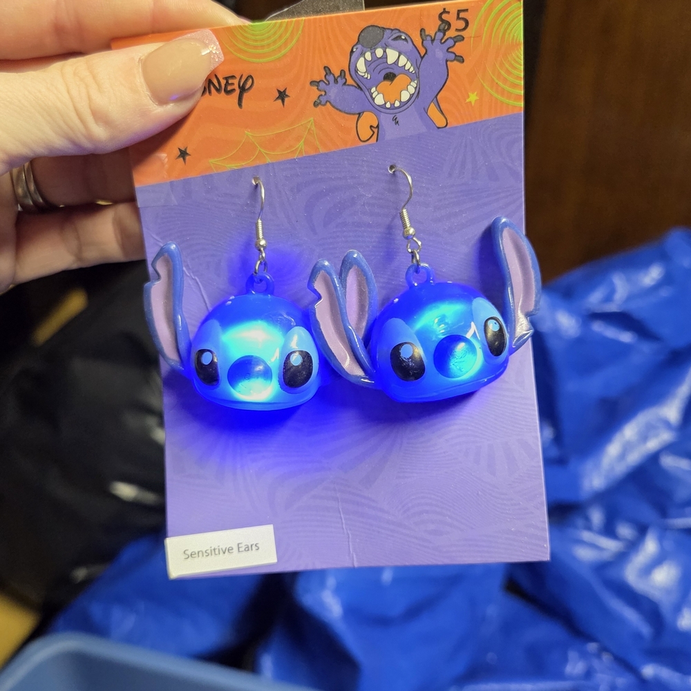 Disney Stitch Blue Earrings